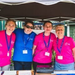 Global Care's team at the Dragon Boat race